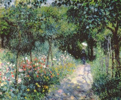 Mulheres em um jardim de 1873 de Pierre Auguste Renoir